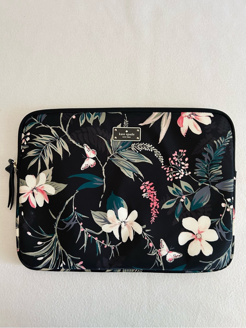 Kate Spade Black Floral Laptop Sleeve - Picture 5 of 5